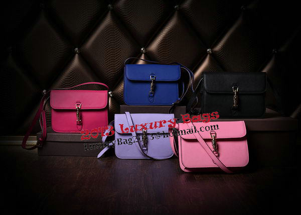 2014 Gucci Original Grainy Leather Shoulder Bag 335188 Rose