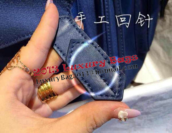 Hermes Canvas & Leather Backpack H1718 Royal