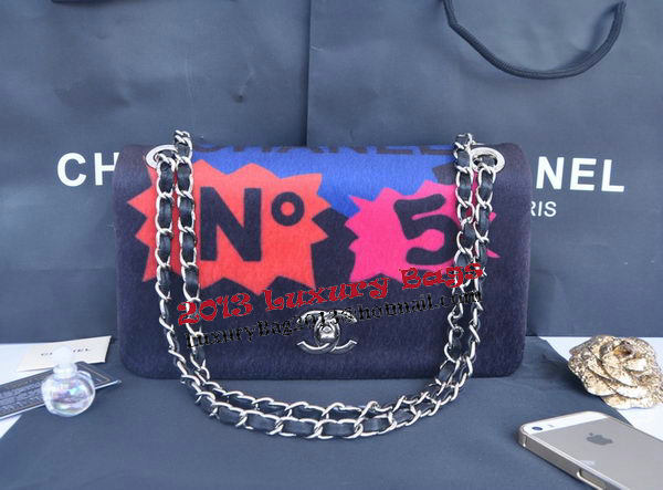 Chanel Patchwork Shearling Flap Bags CHA92592 Black