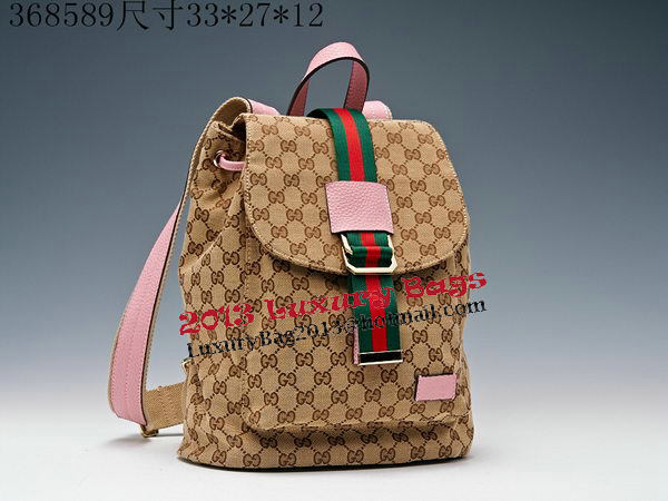 Gucci GG Plus Backpack 368589 Pink