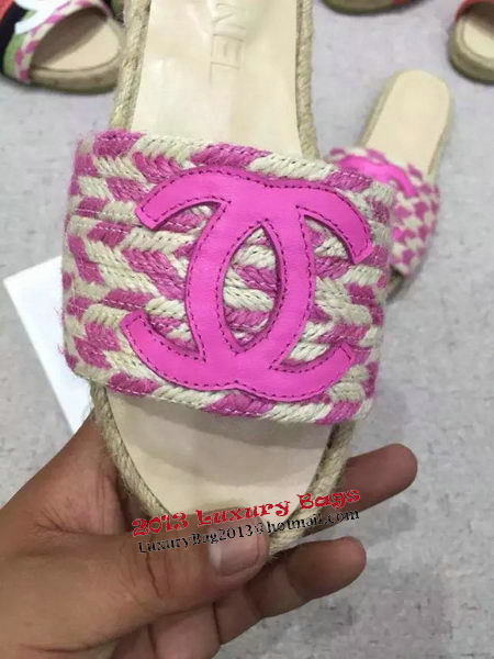 Chanel Slipper CH11228LRF Rose