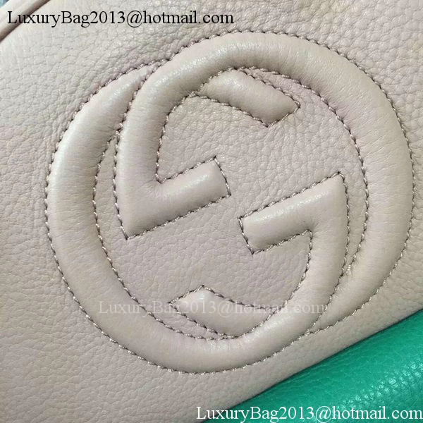 GUCCI Soho Leather Chain Backpack 431570 Apricot