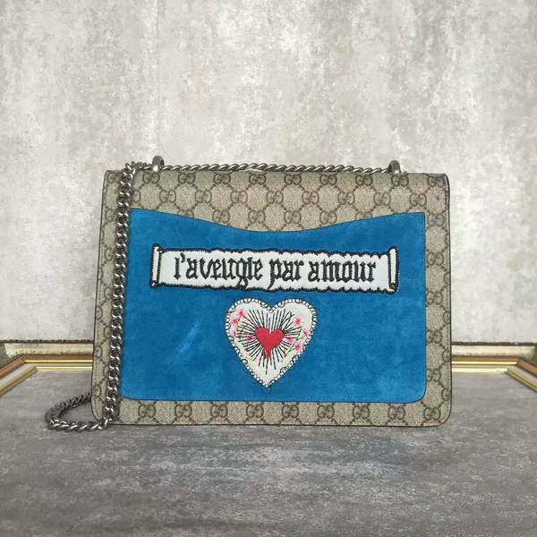 Gucci Dionysus GG Supreme Canvas Shoulder Bag 403348 Cat