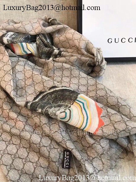 Gucci Scarf G2365 Grey