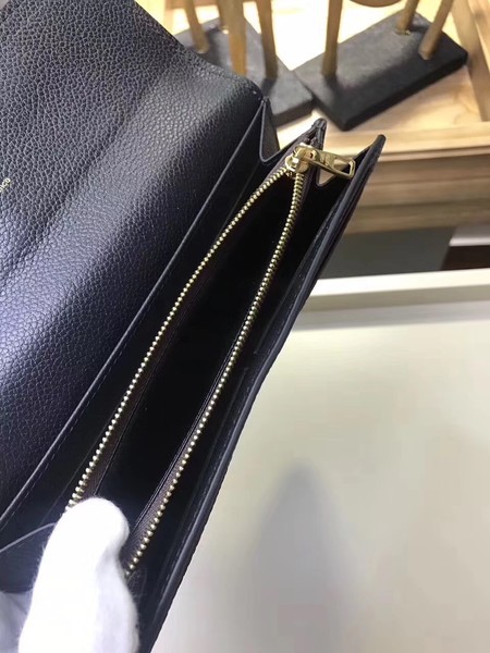Louis Vuitton Monogram Canvas VENUS WALLET M61835 Black