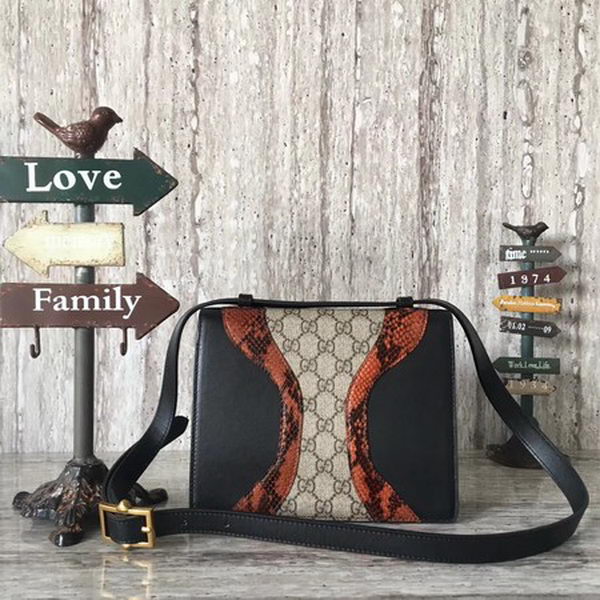 Gucci Osiride small GG Shoulder Bag 497995b Black