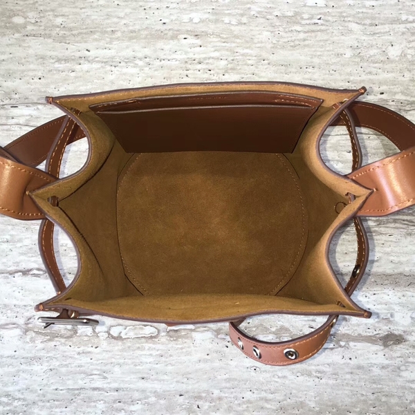 Celine Bigbag Calfskin Leather Shoulder Bag 55428 Brown