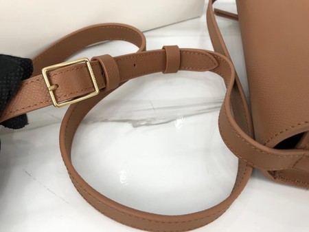 Celine Compact Trotteur Original Calfskin Leather 1269 Brown
