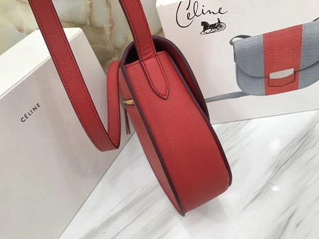 Celine Compact Trotteur Original Calfskin Leather 1269 Red