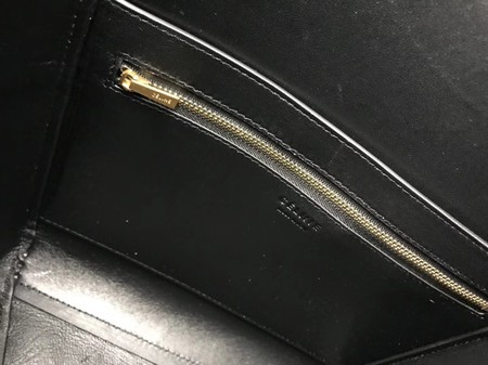 Celine SEAU SANGLE Cabas Bags Original Nubuck Leather 3369 Black