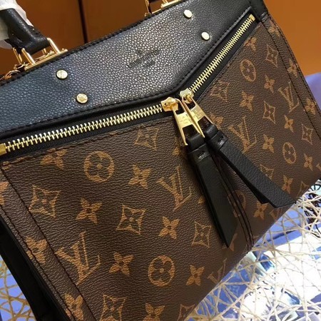 Louis Vuitton Monogram Canvas POPINCOURT 44195 Black