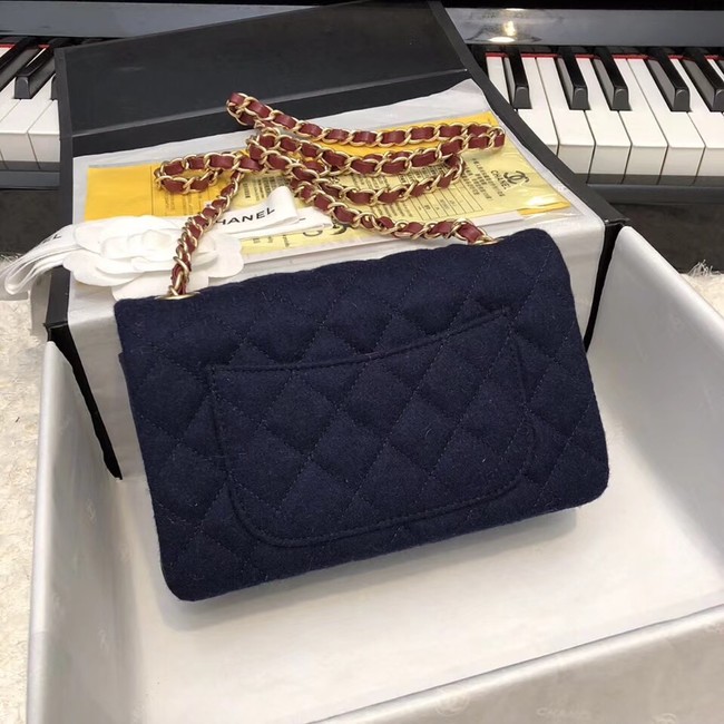 Chanel Original Mini Flap Bag A69900 Navy Blue