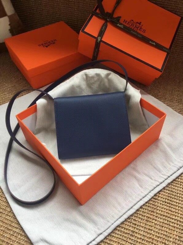 Hermes Clutch Epsom calfskin H0589 grey