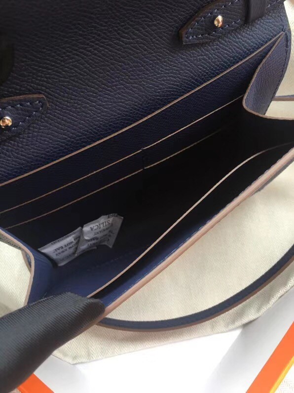 Hermes Clutch Epsom calfskin H0589 grey
