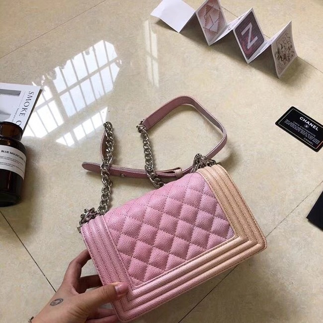 Small BOY CHANEL Handbag A67085 pink