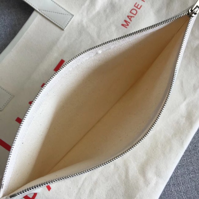 CELINE MEDIUM MADE IN TOTE IN TEXTILE 83180 WHITE & RED