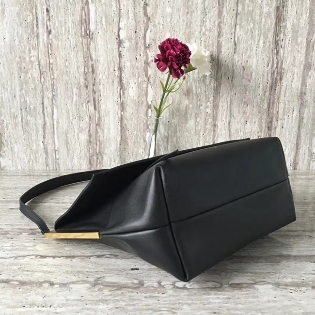 Celine calf leather Shoulder Bag 90054 black