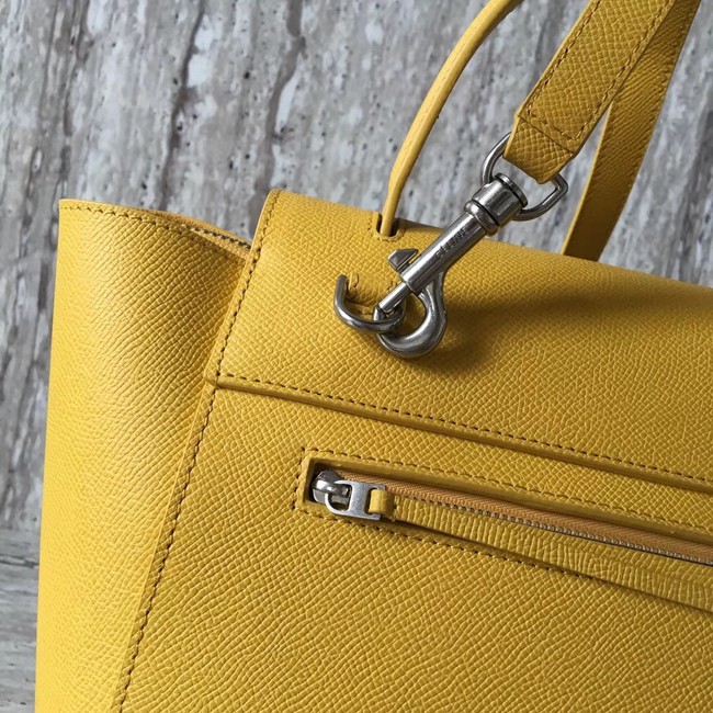 Celine mini Belt Bag Original Calf Leather A98310 yellow