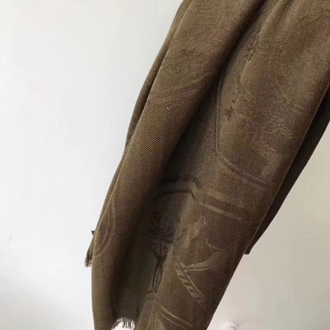 Hermes Silk scarf H919669 Chocolates