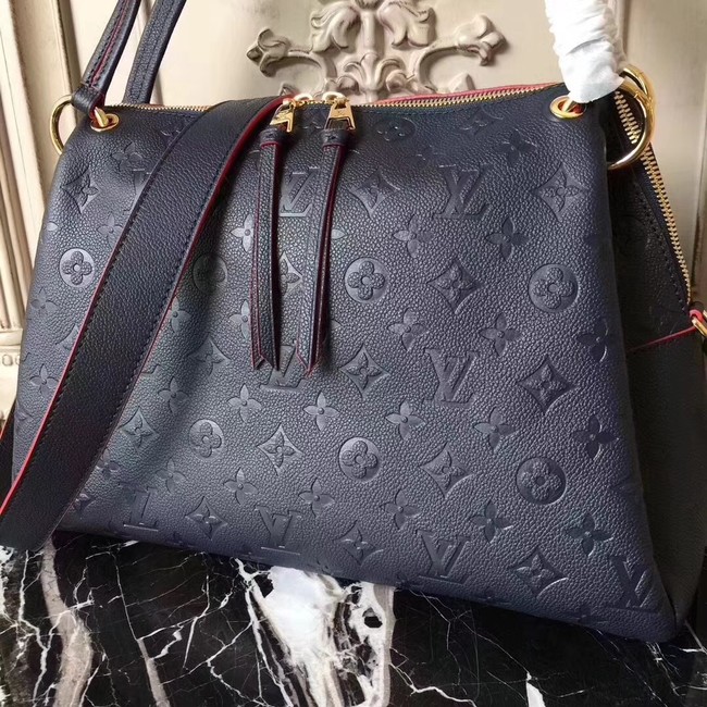 Louis vuitton original mongram empreinte PONTHIEU PM M43721 Navy-blue