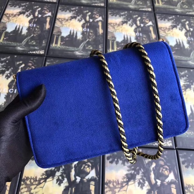Gucci Shoulder bag with Square G 544242 Blue