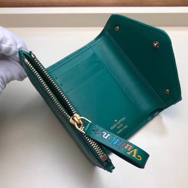 LOUIS VUITTON NEW WAVE COMPACT WALLET M63427 green