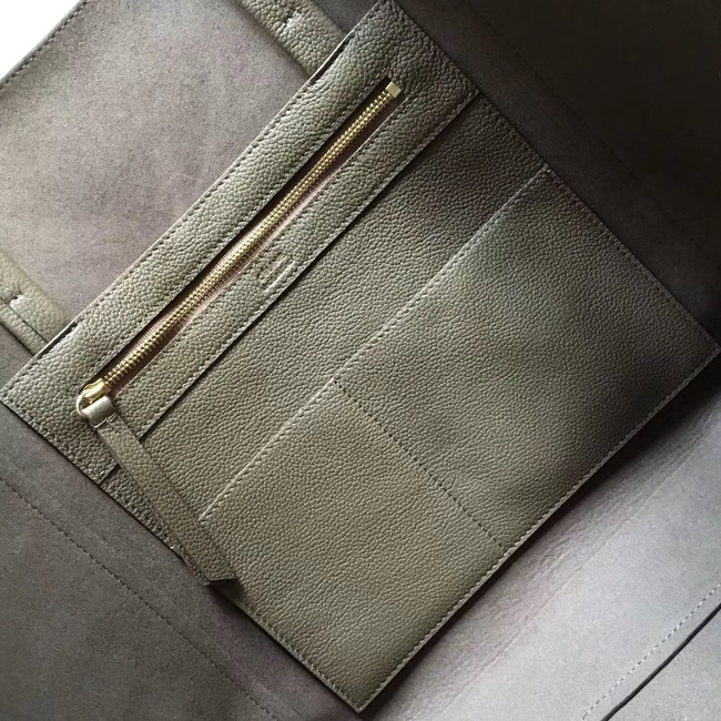 CELINE SMALL CABAS PHANTOM IN SOFT GRAINED CALFSKIN 17602 grey