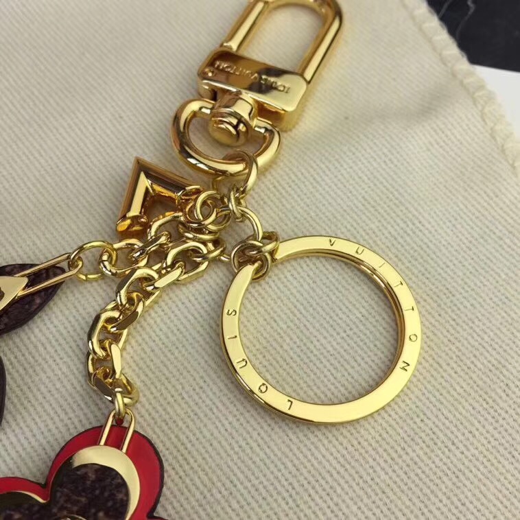 Louis vuitton BLOOMING FLOWERS BAG CHARM AND KEY HOLDER M63084