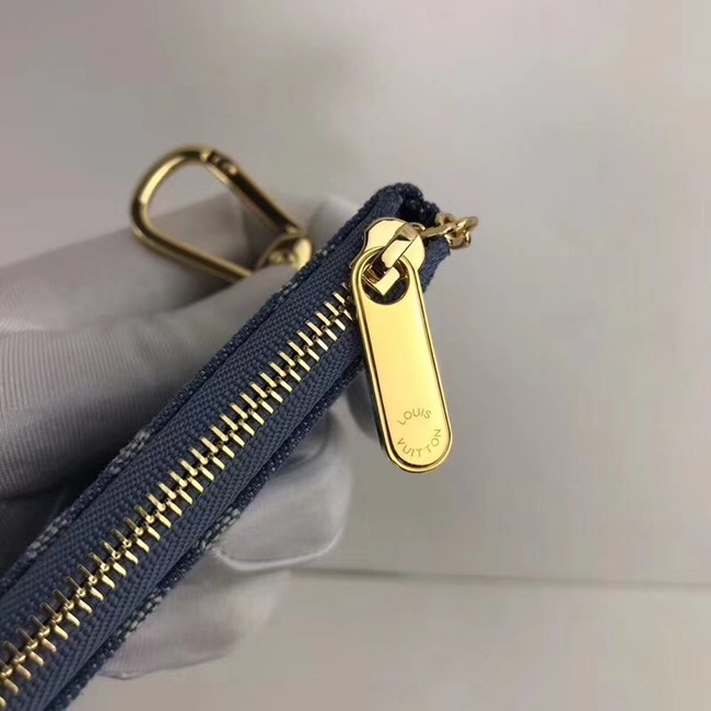Louis vuitton original KEY POUCH M62650 blue