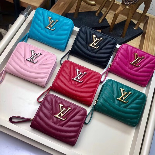 LOUIS VUITTON NEW WAVE COMPACT WALLET M63789 blue