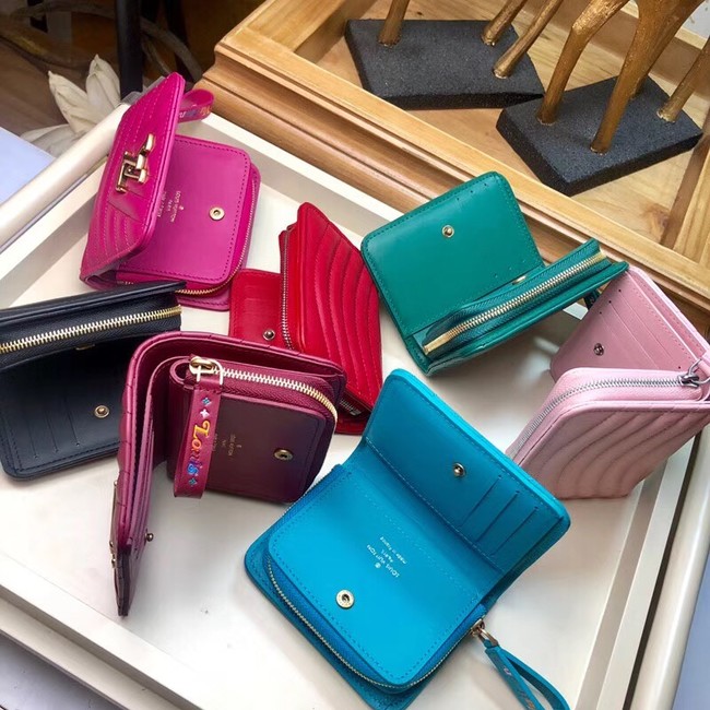 LOUIS VUITTON NEW WAVE COMPACT WALLET M63789 blue