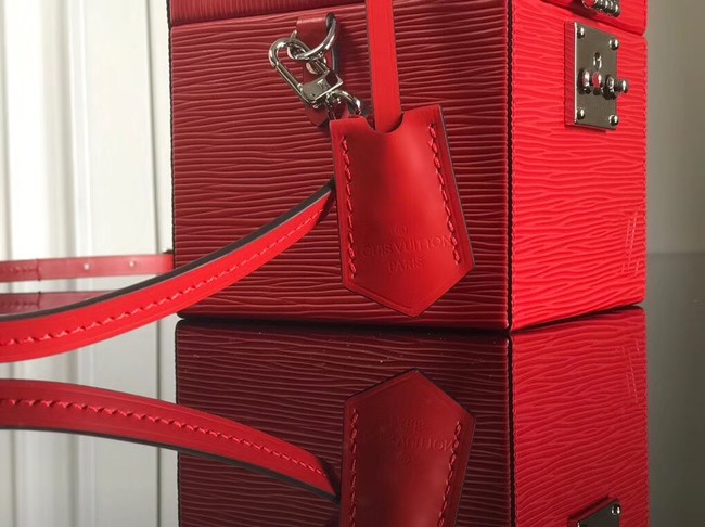 Louis Vuitton original Epi Leather BLEECKER BOX M52466 red