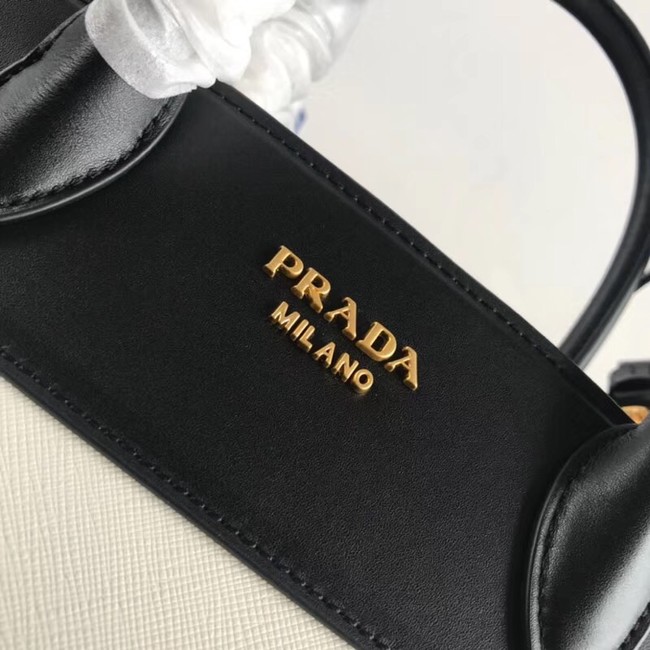 Prada Esplanade Bag 1BA046 white&black
