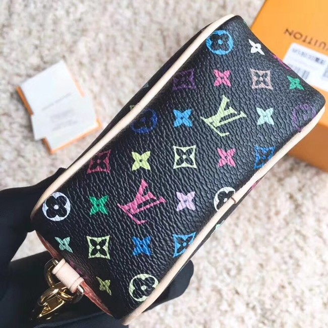 Louis Vuitton original Monogram Multicolor Canvas M58030 black