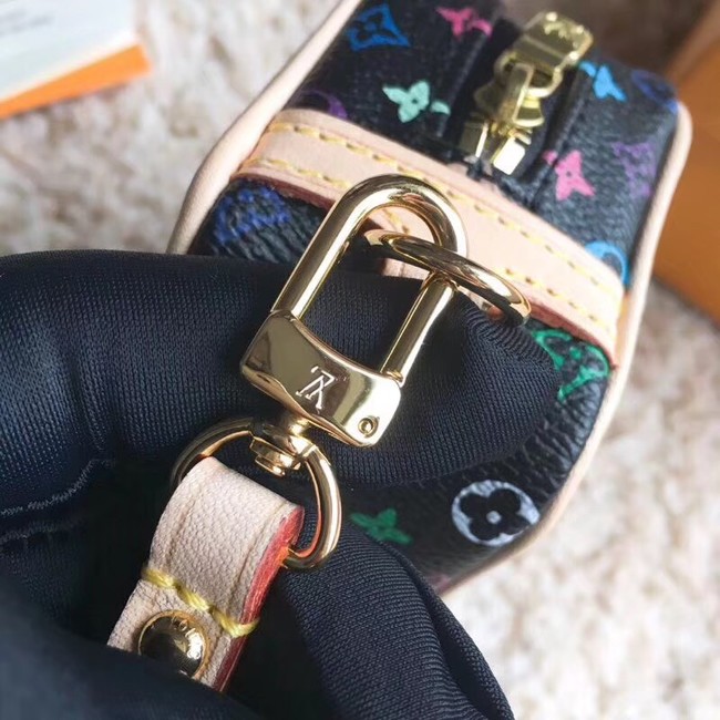 Louis Vuitton original Monogram Multicolor Canvas M58030 black