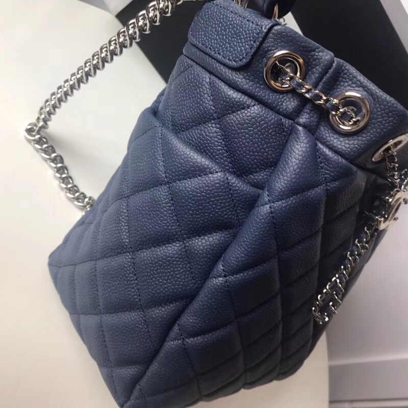 Chanel drawstring bag A91273 Blue