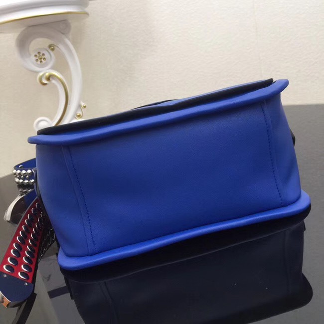 Prada Concept calf leather bag 1BD123 blue