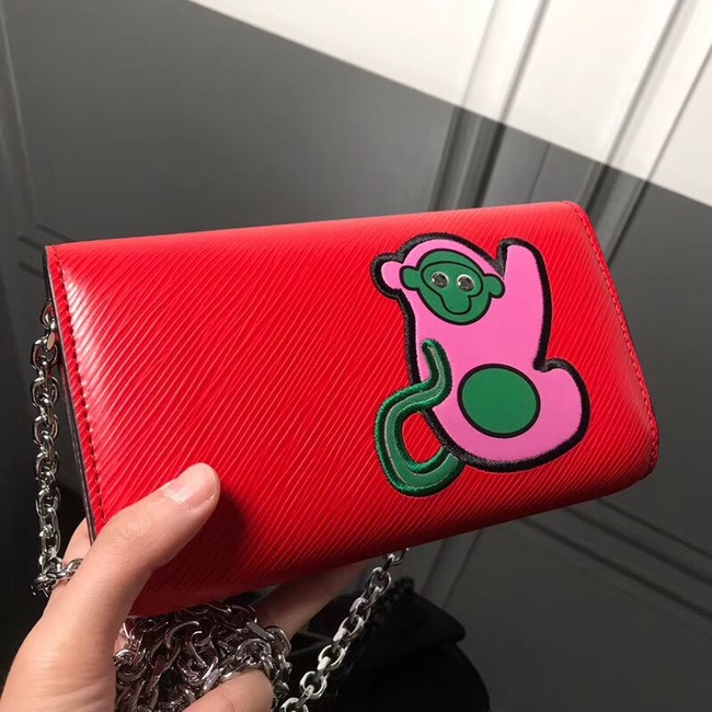 Louis Vuitton original Epi leather WALLET M63320 red