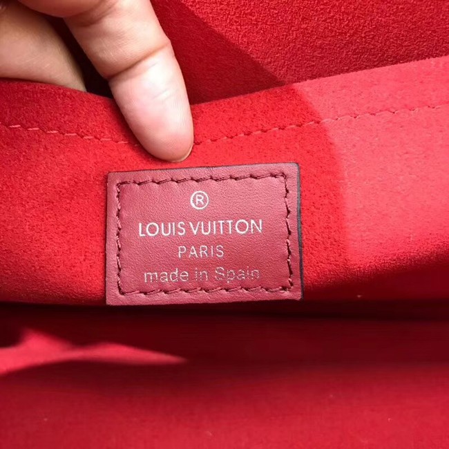 Louis Vuitton SAC TRICOT Epi Leather M52805 red