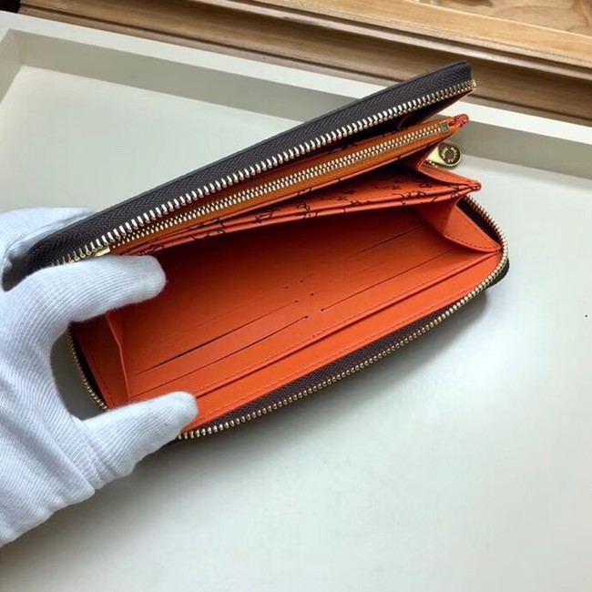 Louis Vuitton ZIPPY WALLET M63875 orange