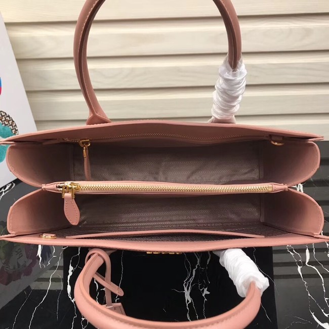 Prada Saffiano Leather Tote Large 1BA153 pink