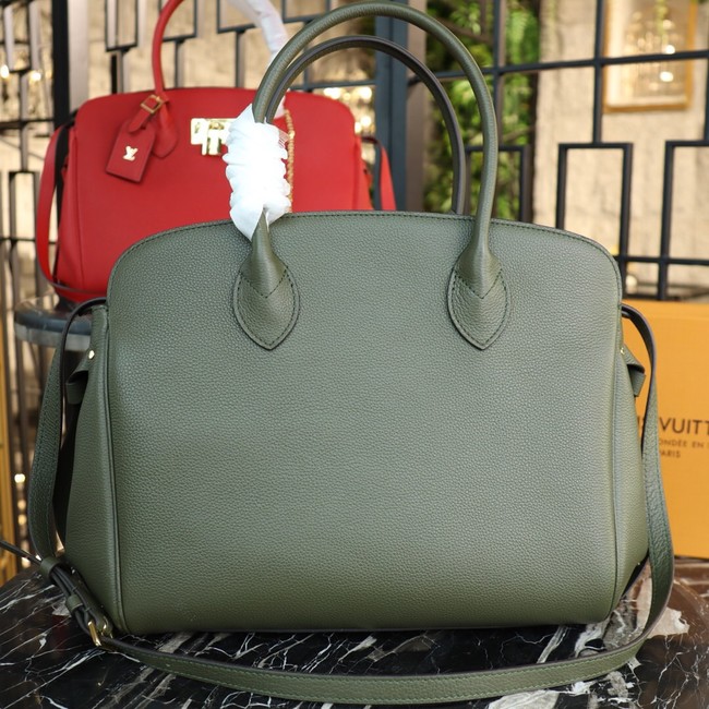 Louis Vuitton Veau Nuage Leather Milla MM M51685 green