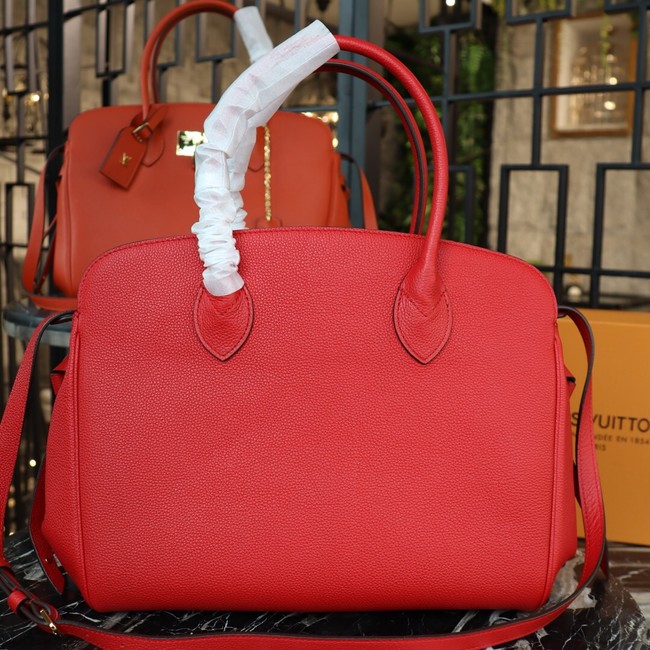 Louis Vuitton Veau Nuage Leather Milla MM M51685 red