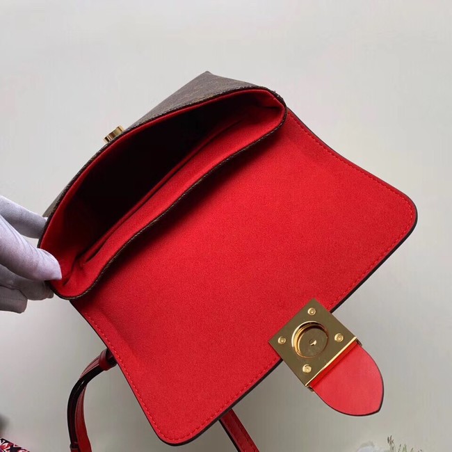 Louis vuitton original LOCKY BB M44080 Coquelicot Red