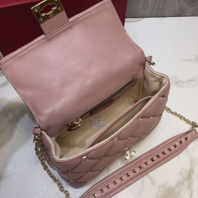 VALENTINO Candy quilted leather cross-body bag 0072 pink