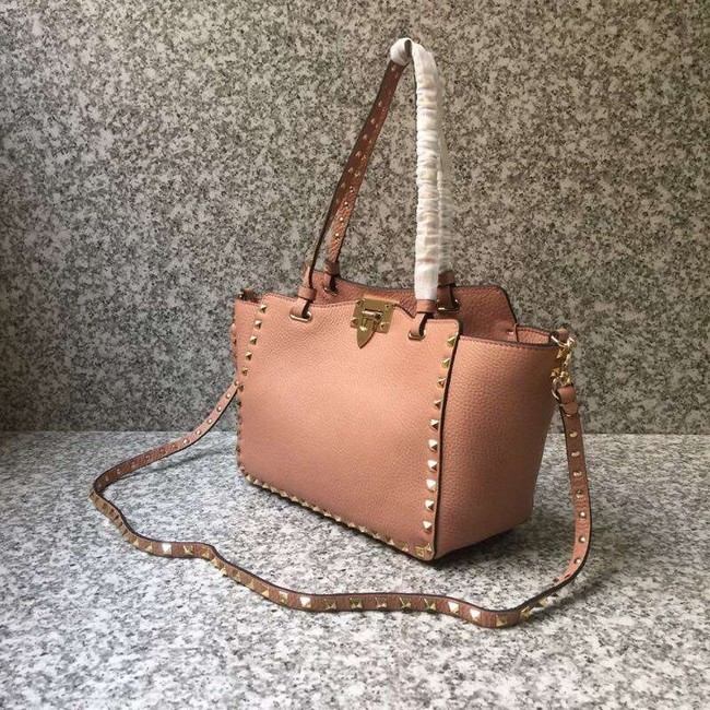 VALENTINO Rockstud medium tote 0972 pink