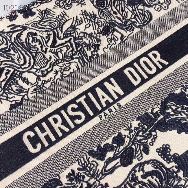 DIOR BOOK TOTE BAG TOILE DE JOUY M1286ZT off-white