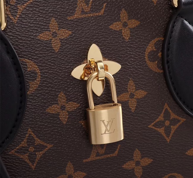 Louis Vuitton Monogram Canvas FLOWER ZIPPED TOTE BB M44350 black