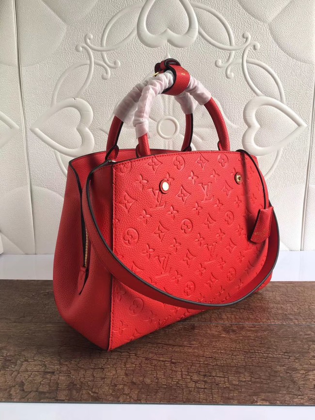 Louis vuitton mongram empreinte MONTAIGNE N41046 red