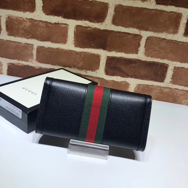Gucci Ophidia leather wallet 523153 black